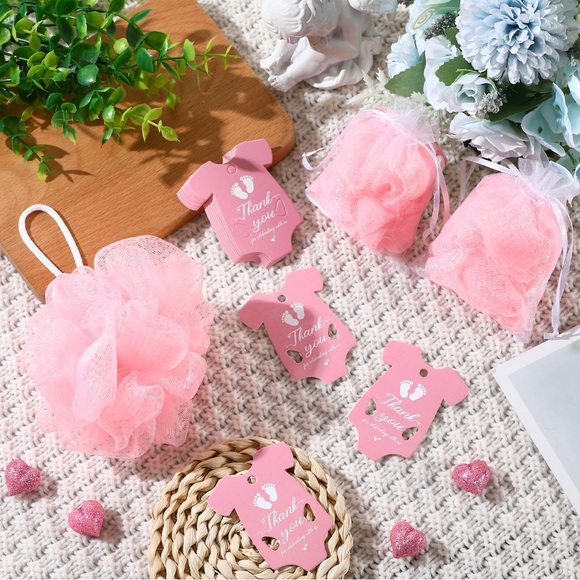 24 Sets Baby Shower Favors for Guests in Pink - Picture 7 of 10